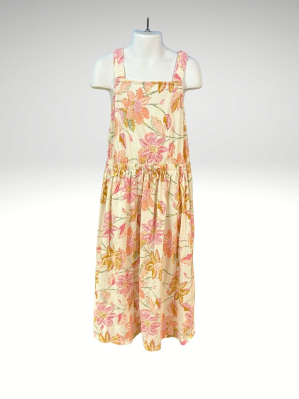 OshKosh Girls Floral Maxi Dress Size 8 Cotton Blend Summer (SKU:156G)